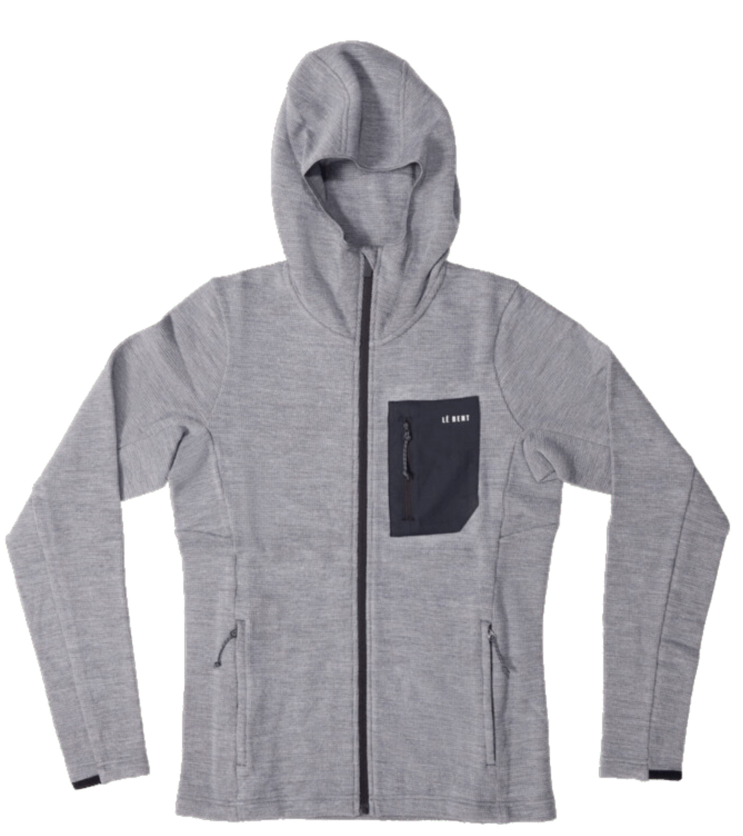 Le Bent Sentinel Midweight Waffle Knit Zip Hoody Womens