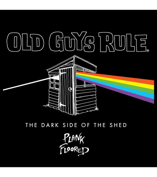 Old Guys Rule Dark Side of the Shed LS Shirt