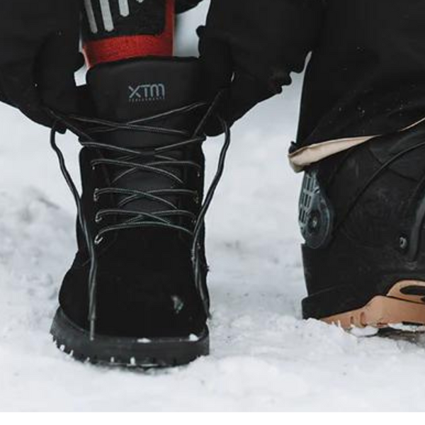 Men s Snow Boots Waterproof Apres Boots for Winter