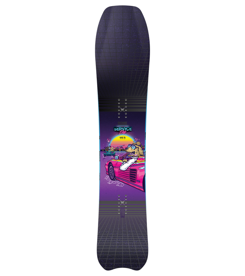 Rome Service Dog Snowboard 2025