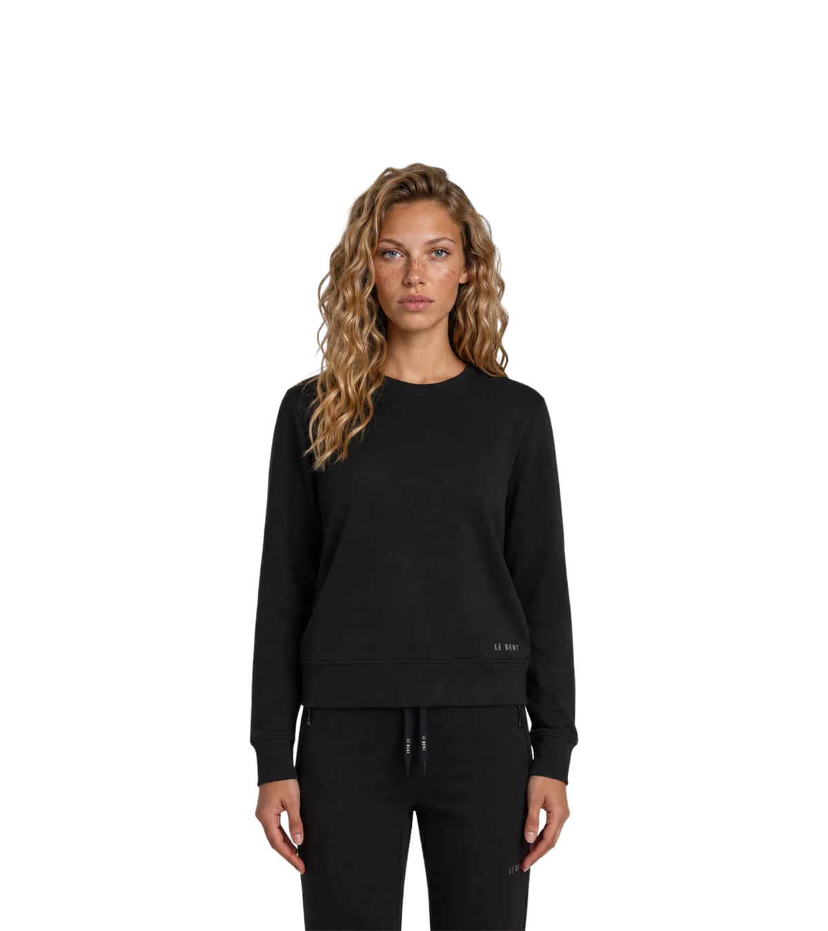 Heavyweight Grid Fleece Sweater Womens