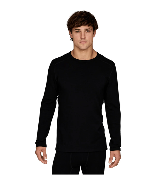 Heavyweight Antarctic Grid Fleece Crew Mens
