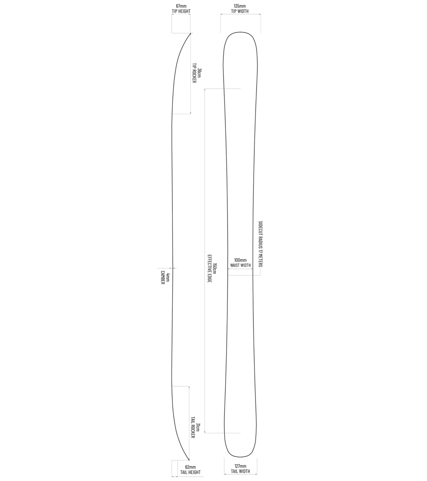 Icelantic Nomad 100 Ski Only 2026