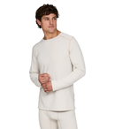 Le Bent Heavyweight Antarctic Grid Fleece Crew Mens