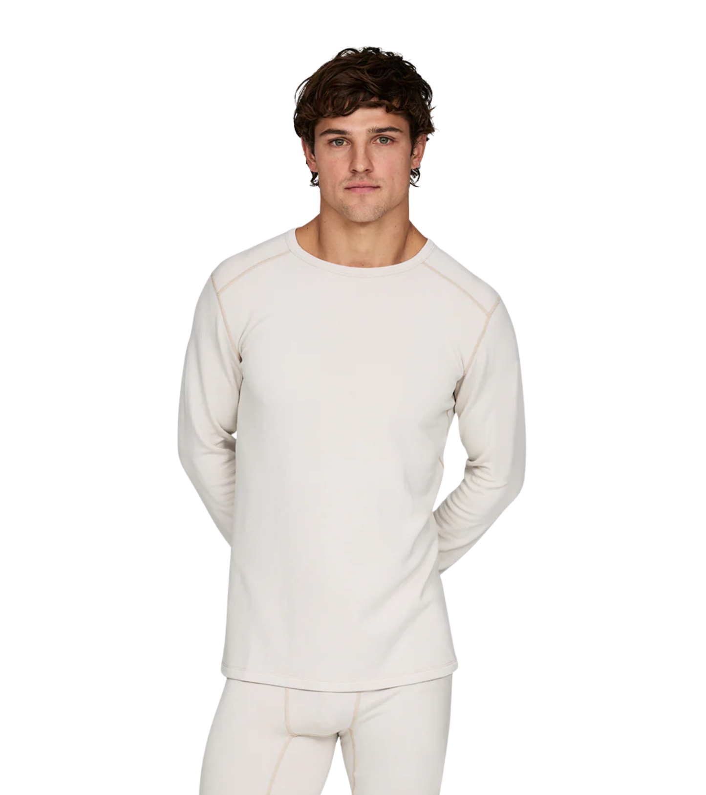 Heavyweight Antarctic Grid Fleece Crew Mens