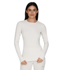 Le Bent Heavyweight Antarctic Grid Fleece Crew Womens