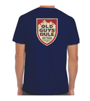 Old Guys Rule Ski Badge T-Shirt
