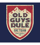 Old Guys Rule Ski Badge T-Shirt