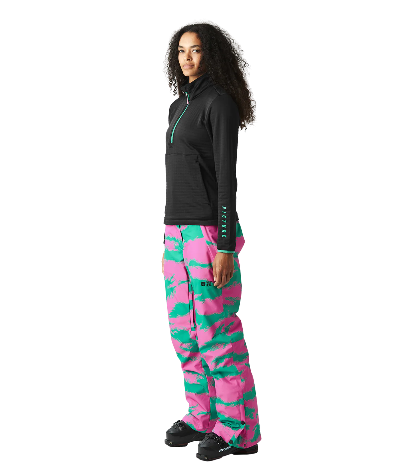 Bake 1/4 Grid Fleece Womens