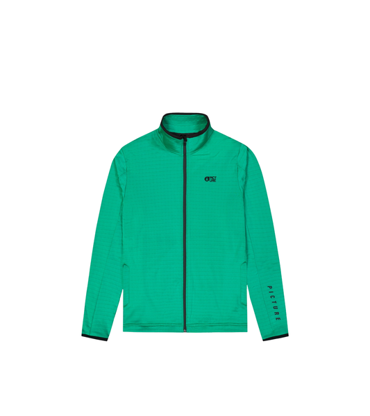 Picture Bake Full Zip Grid Fleece
