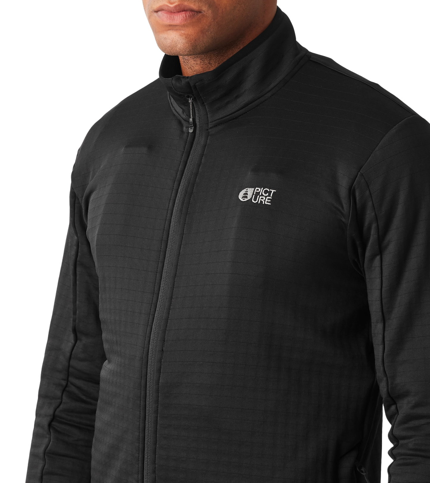 Picture Bake Full Zip Grid Fleece