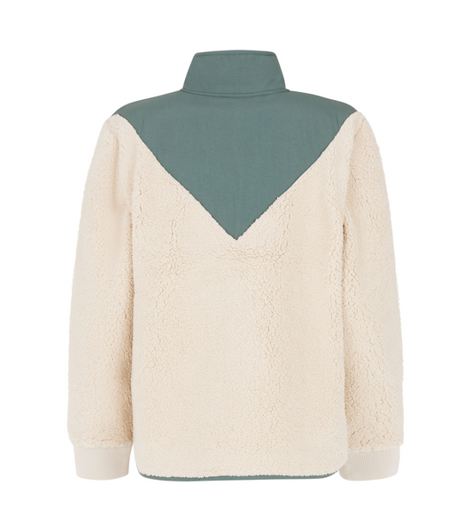 Cyber 1/4 Button Top