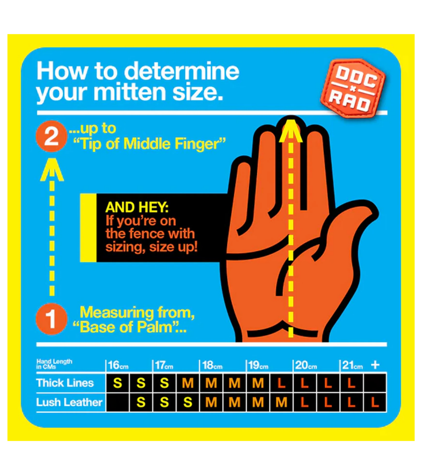 RAD Draplin Squad Mitten