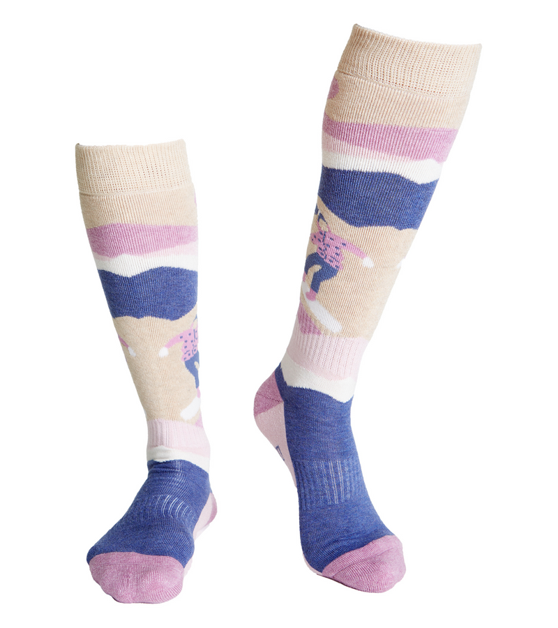 Rojo Retro Boarder Sock