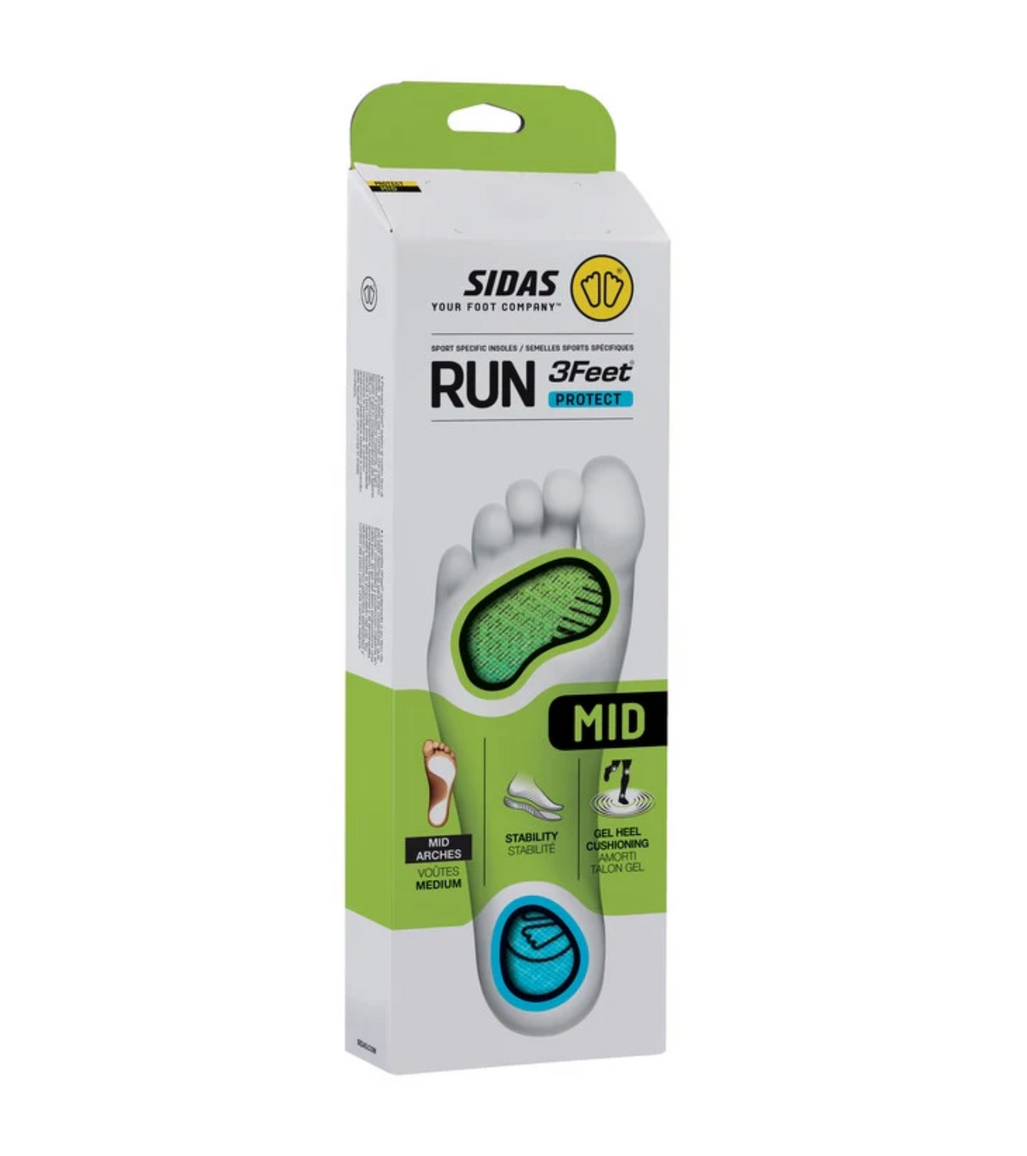 3 Feet Run Protect Mid Insole