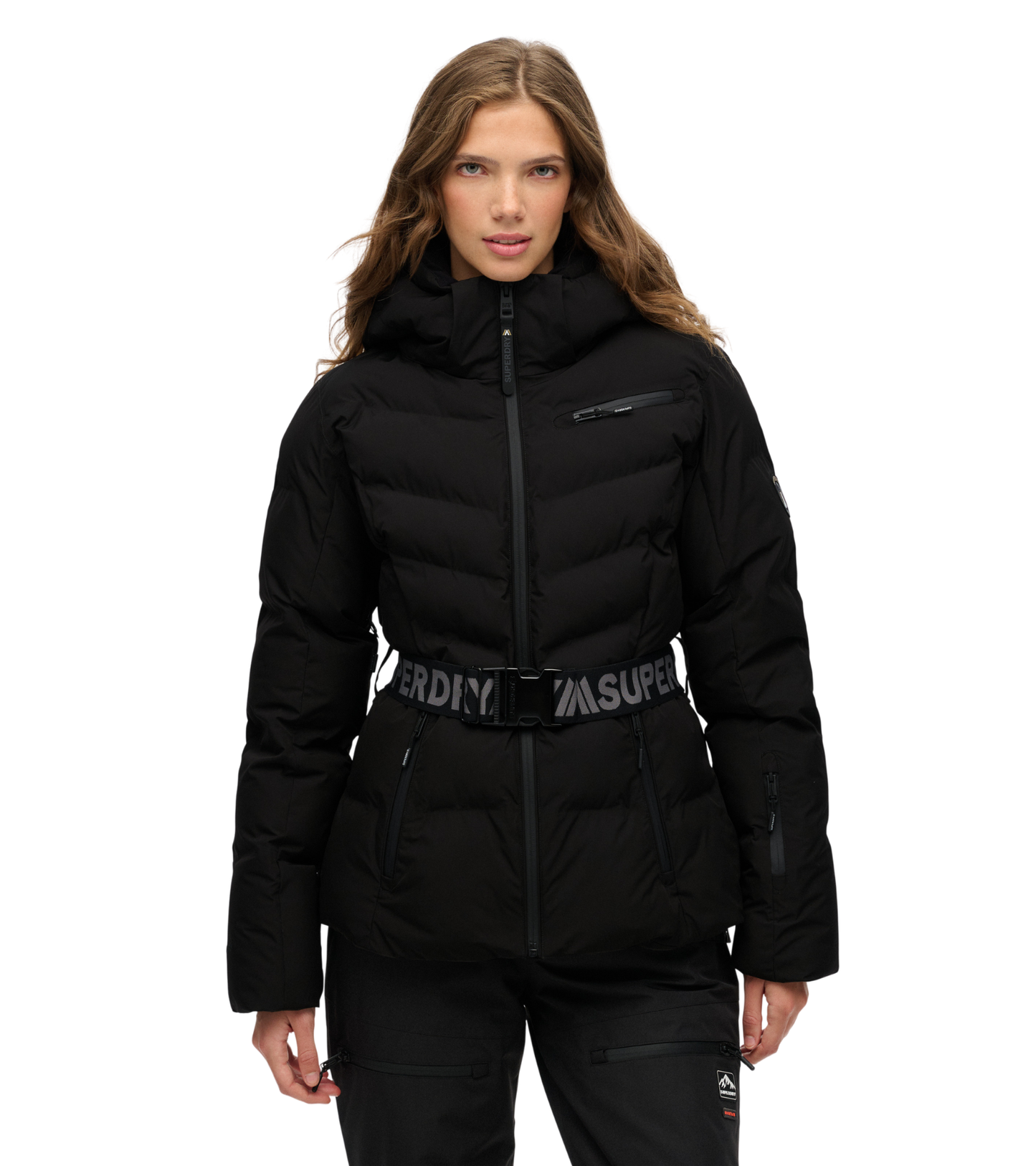 Luxe Belted Ski Padded Jacket