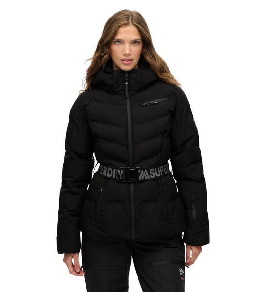 Luxe Belted Ski Padded Jacket