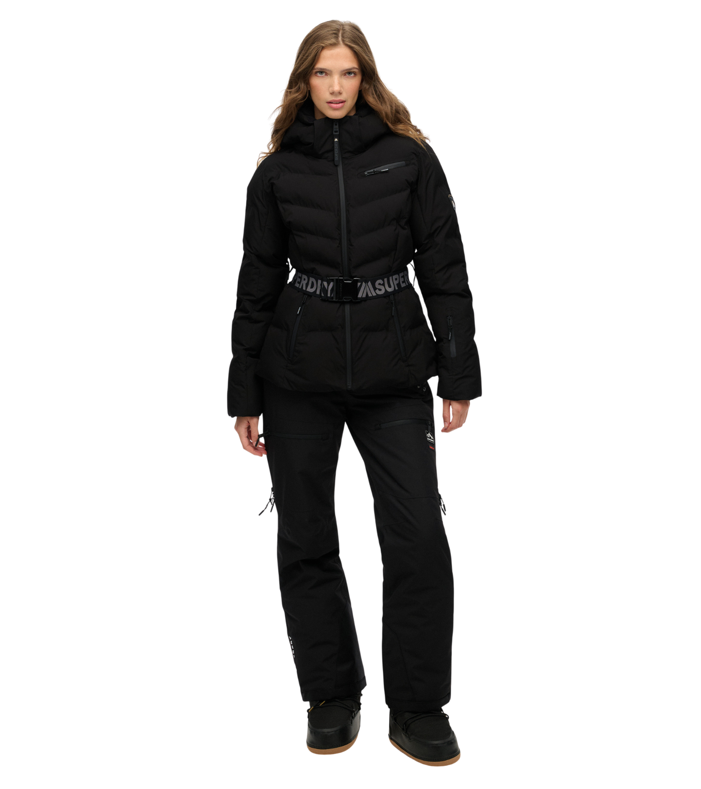 Luxe Belted Ski Padded Jacket