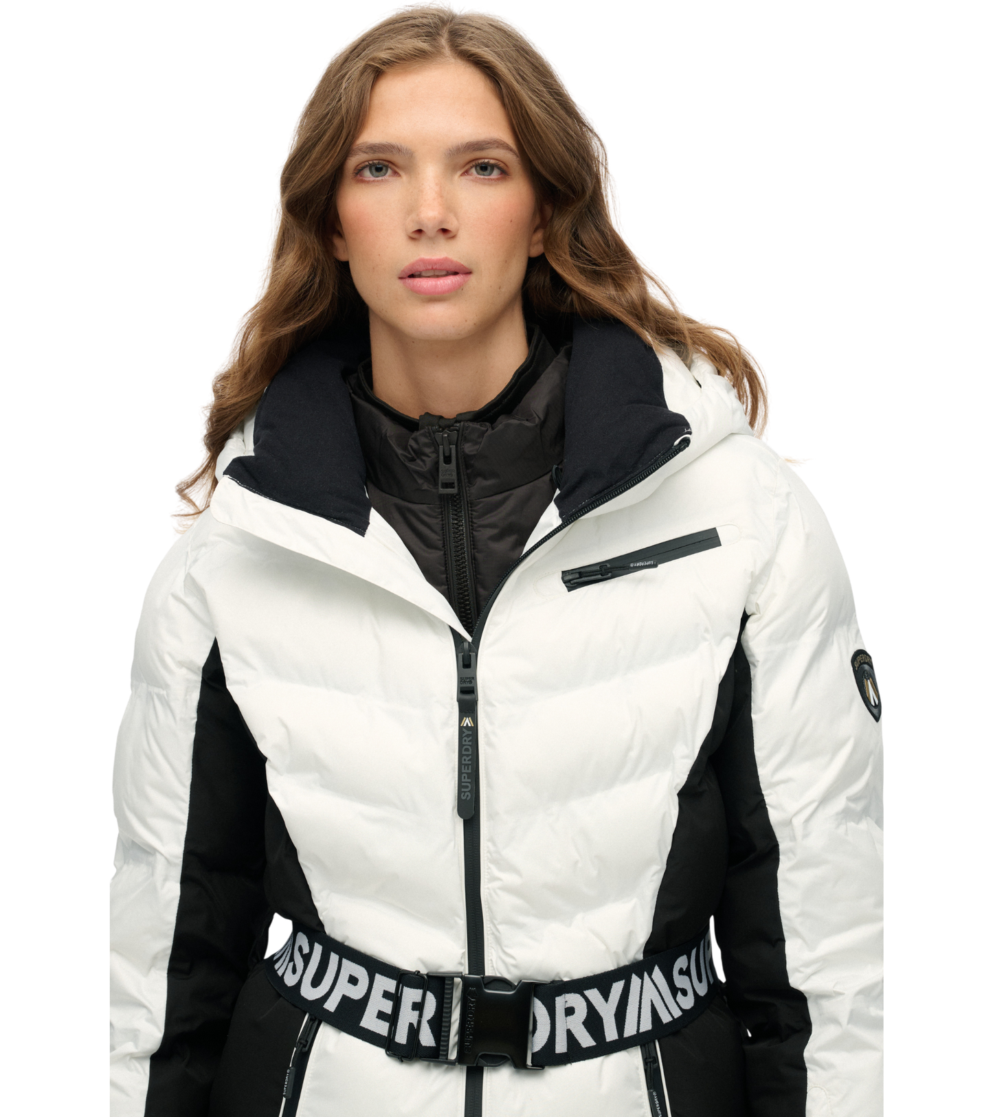 Luxe Belted Ski Padded Jacket