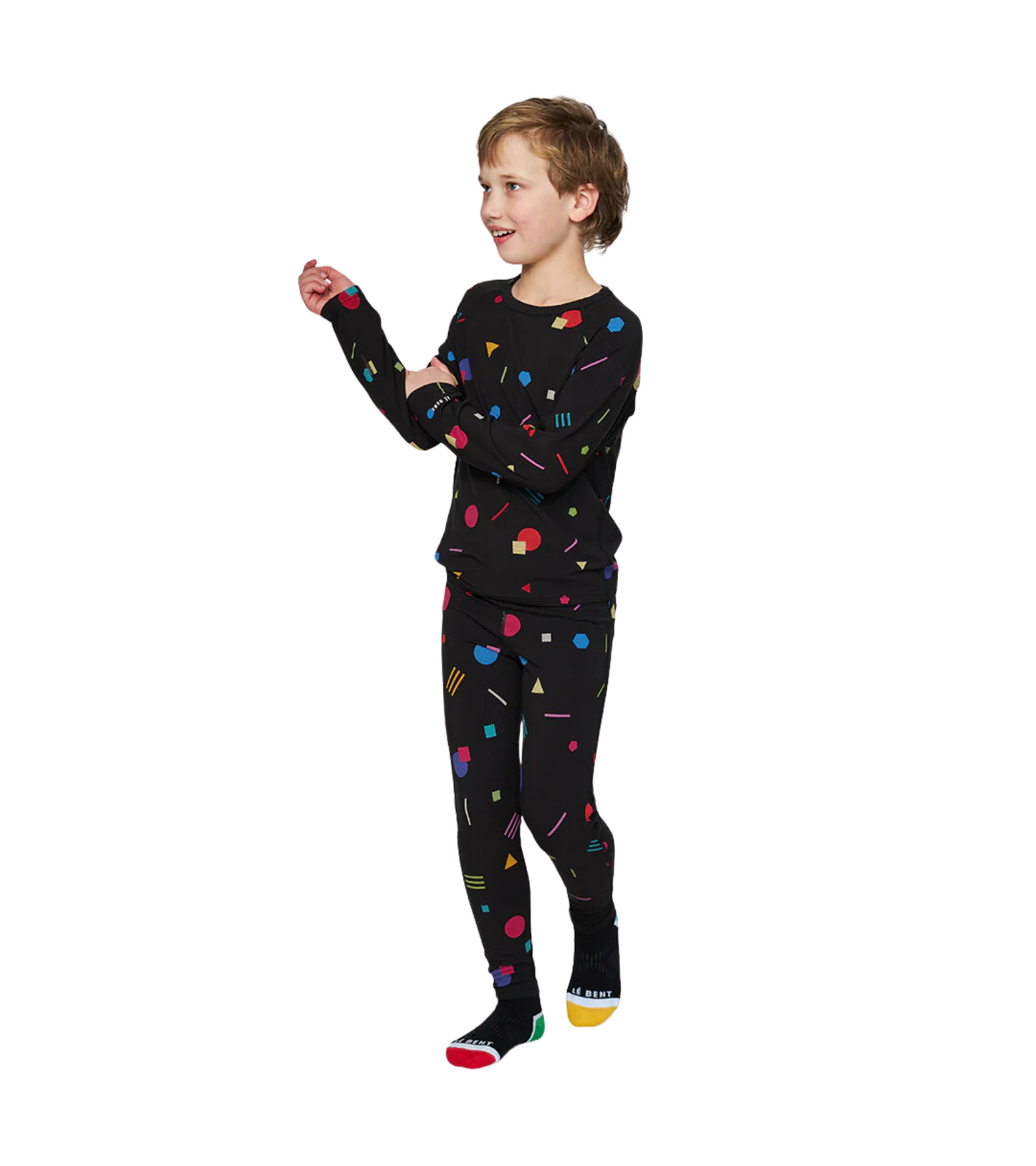 Le Bent Confetti Midweight Raglan Kids