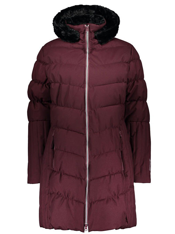 Raiski Gerdi Womens R+ Jacket Burgundy