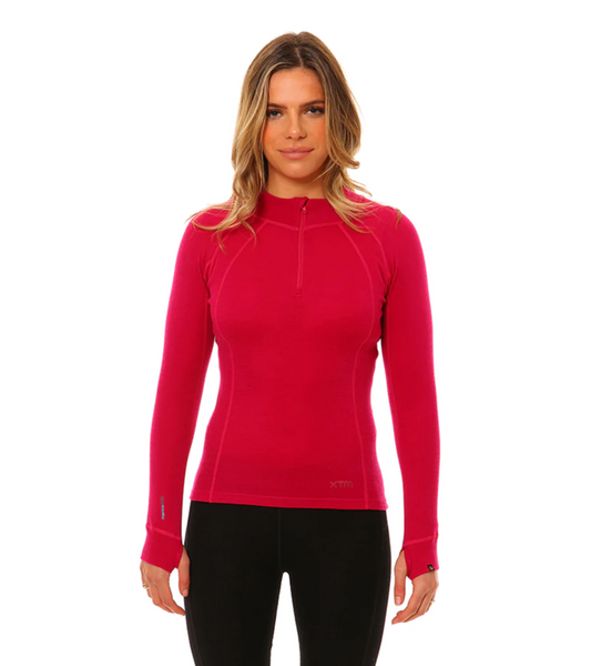 XTM Merino 230 Thermal Zip Neck Top W